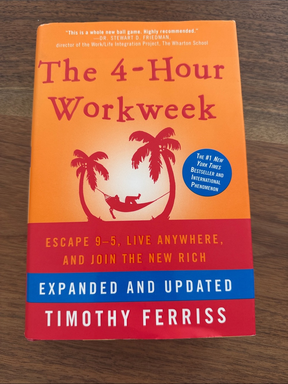 The 4-Hour Workweek by Timothy Ferriss - Orange/Red Cover
